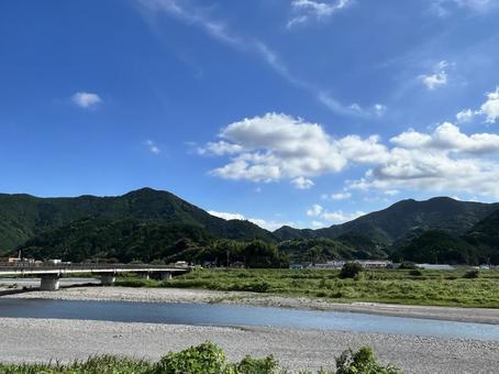 夏の川 夏の川の写真