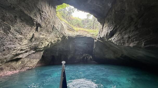 堂ヶ島遊覧船洞窟めぐり 堂ヶ島,西伊豆,伊豆の写真素材