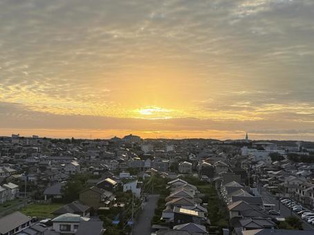 朝日 朝日 朝日,太陽,朝の写真素材