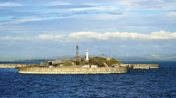 東京都の第二海堡の拡大写真 東京都の第二海堡の拡大写真の写真