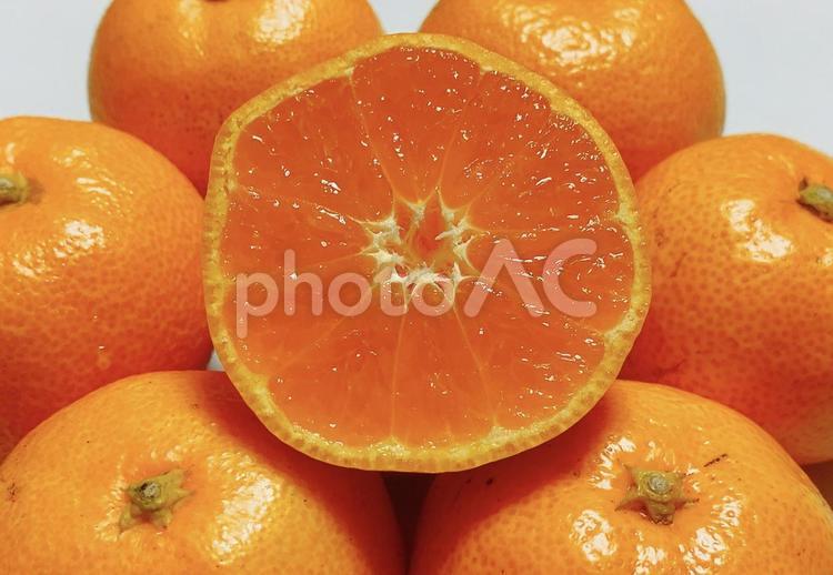 みかん　果物　イメージ　素材１１ みかん,ミカン,冬の写真素材