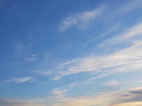 夕方の空の写真