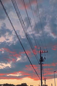 夕空② 夕空②の写真