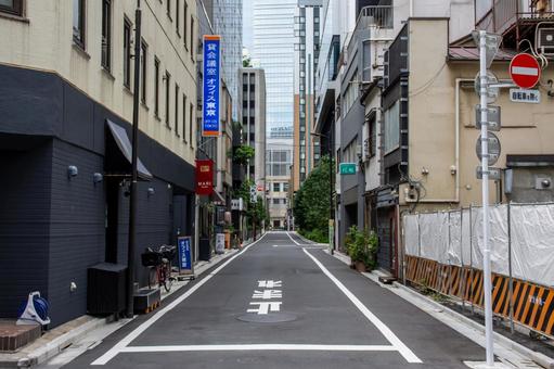中央区京橋の街並みの写真