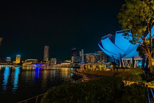 【シンガポール】マリーナベイサンズの周辺の写真