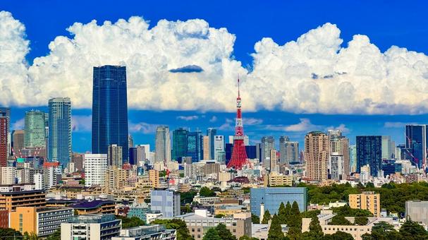 近代都市と青空_2 近代都市と青空_2の写真