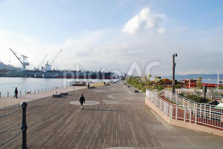 呉港・大和波止場 大和波止場,呉,広島の写真素材