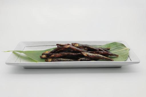 ワカサギの甘露煮 ワカサギの甘露煮 ワカサギの飴煮,ワカサギ,公魚の写真素材