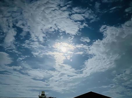 雲間の光 雲間の光 空,雲,太陽の写真素材