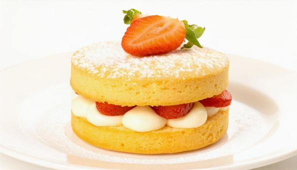 美味しそうなイチゴのケーキ 美味しそうなイチゴのケーキの写真