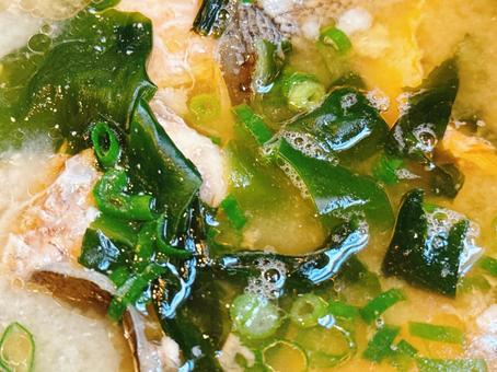 あら汁 味噌汁,あら汁,美味しいの写真素材