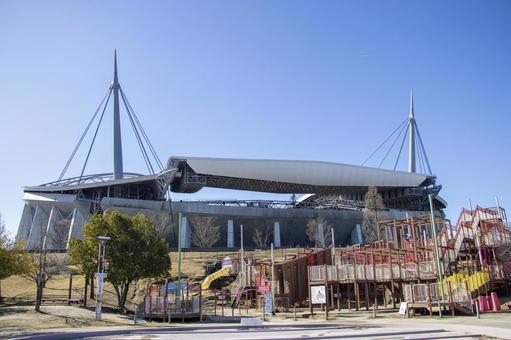 豊田スタジアム 豊田スタジアム,豊田,トヨタスタジアムの写真素材
