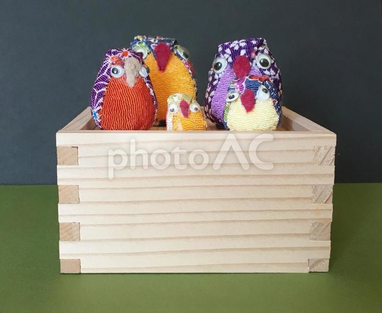 縁起物　ハンドメイドのふくろう ふくろう,ハンドメイド,手芸の写真素材
