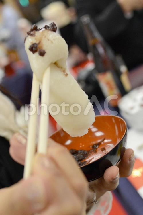 披露宴の余興（餅つき）09 餅,披露宴,結婚式の写真素材