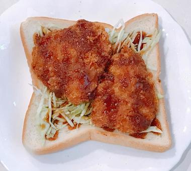 ヒレカツパン ヒレカツパン ヒレカツパン,ヒレカツサンド,ヒレカツの写真素材