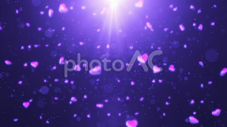 クリスマス　タイトル　オープニング　背景素材　ハート　ハート素材 クリスマス,タイトル,パーティクルの写真素材