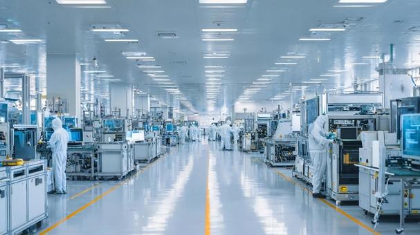 半導体工場のイメージ03 半導体工場のイメージ03の写真