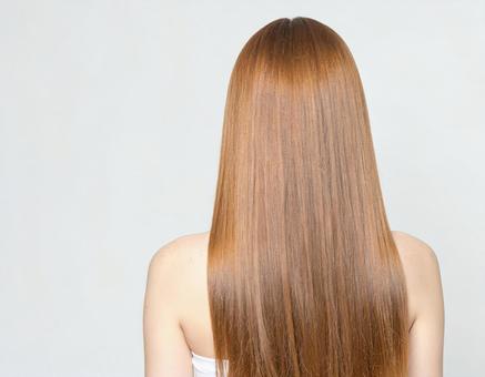 艶のあるストレートヘア 艶のあるストレートヘアの写真