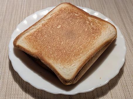 立冬前の土曜日の朝のホットサンドイッチ サンドイッチ,食パン,トーストの写真素材