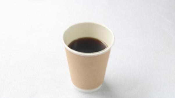 紙コップのコーヒー コーヒー,珈琲,コーヒー豆の写真素材