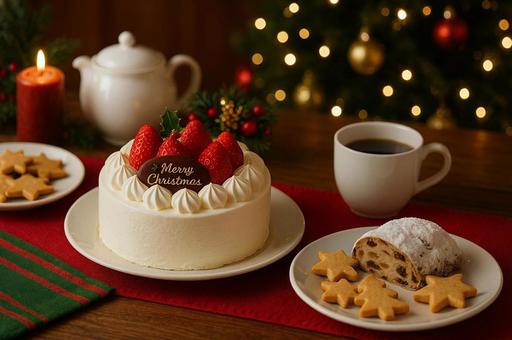 クリスマスケーキセット クリスマスケーキセットの写真