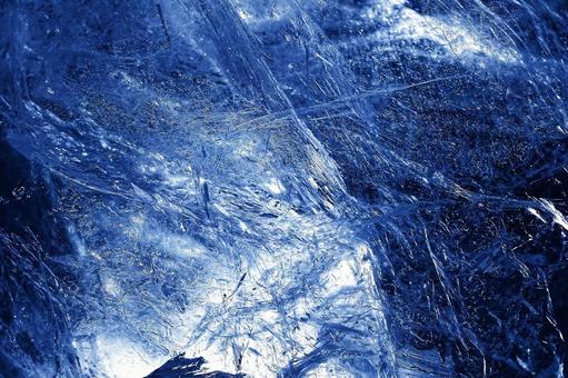 ブルーの幻想的な氷のテクスチャ ブルーの幻想的な氷のテクスチャ 氷,アイス,テクスチャの写真素材