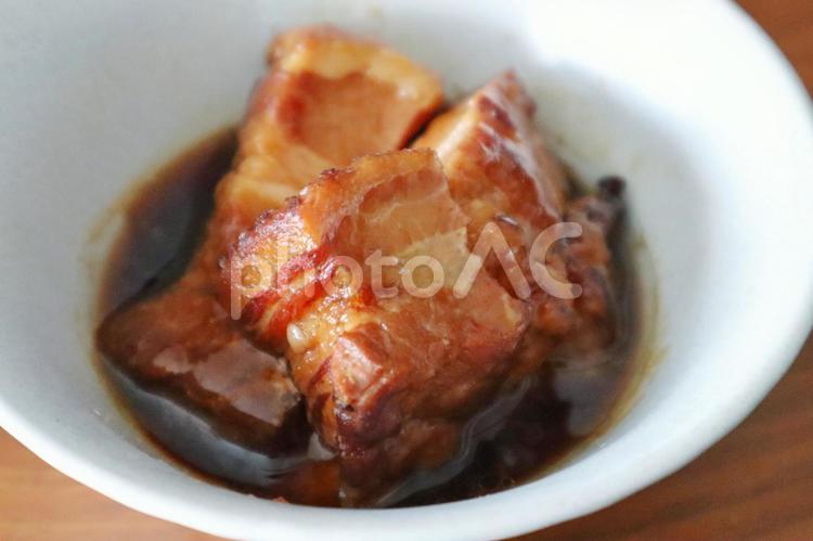 とろとろに煮込んだ絶品豚の角煮 とろとろ,煮込み料理,絶品の写真素材