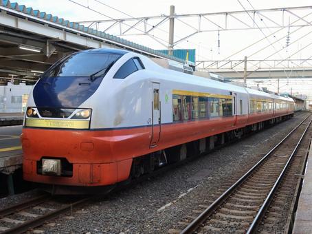 JR奥羽本線 E751系 特急つがる jr奥羽本線,e751系,特急つがるの写真素材