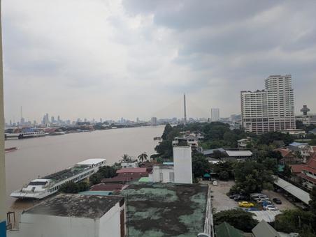 タイ　バンコク　チャオプラヤー川 タイ,バンコク,チャオプラヤーの写真素材