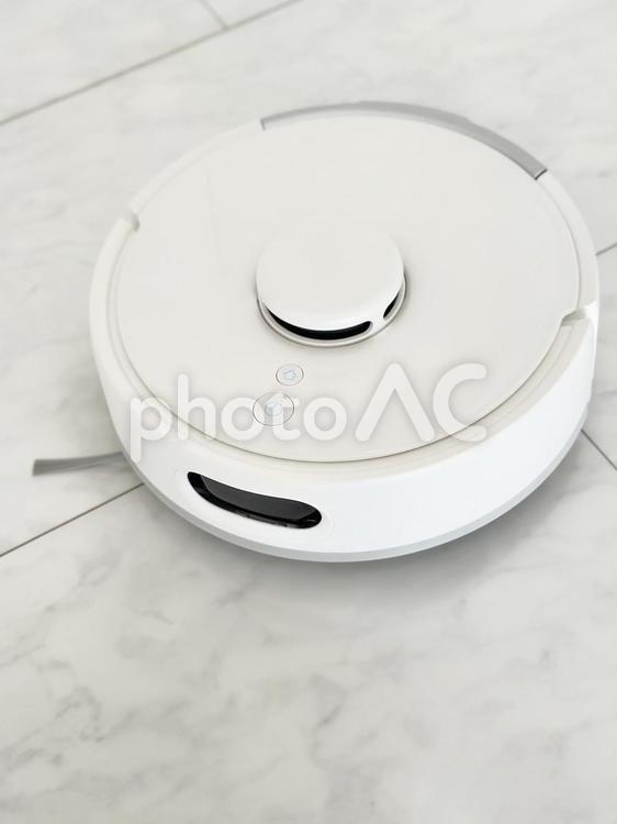 お掃除ロボット　家電 お掃除ロボット,ロボット掃除機,掃除ロボットの写真素材