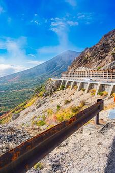 福島県　磐梯吾妻スカイラインの風景 磐梯吾妻スカイライン,福島,福島県の写真素材