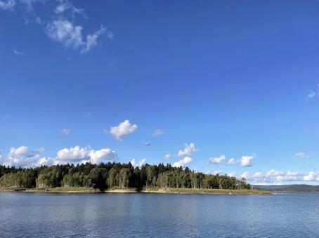朱鞠内湖の風景03 朱鞠内湖の風景03 朱鞠内湖,北海道,幌加内町の写真素材
