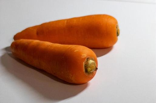 にんじん 2本 にんじん 2本の写真