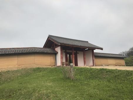 秋田城3 秋田城3 秋田城,城址,古代城の写真素材