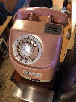Nostalgic pink phone, JPG