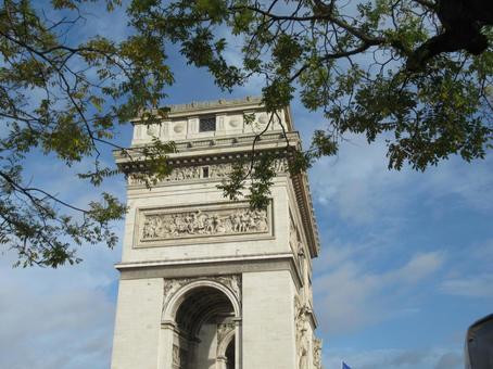 フランス、パリの観光地のエトワール凱旋門 フランス、パリの観光地のエトワール凱旋門 フランス,パリ,凱旋門の写真素材