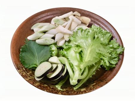 野菜盛り 野菜盛りの写真