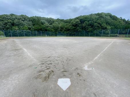 小さな球場 球場,ホームベース,野球の写真素材