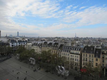 フランスのパリ中心部の風景(展望) フランスのパリ中心部の風景(展望) パリ中心部,展望,風景の写真素材