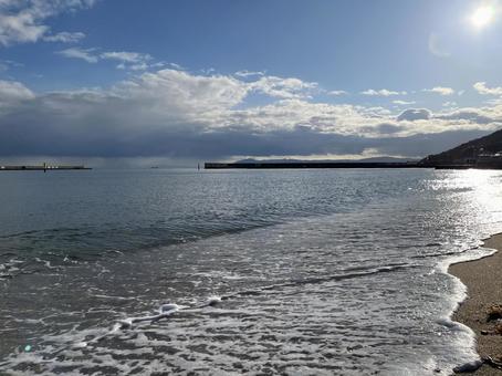 潮騒 潮騒 海,海鳴り,海岸の写真素材