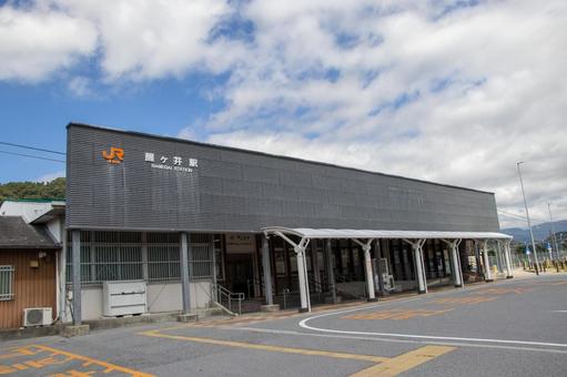 醒ヶ井駅 醒ヶ井駅,駅,駅舎の写真素材