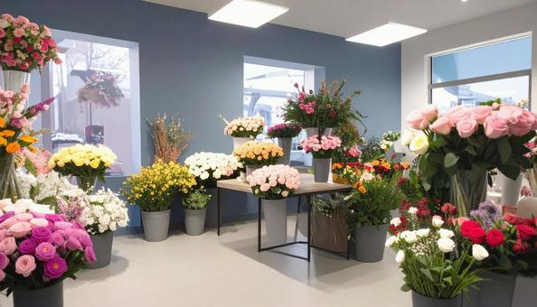 明るい花屋 明るい花屋の写真