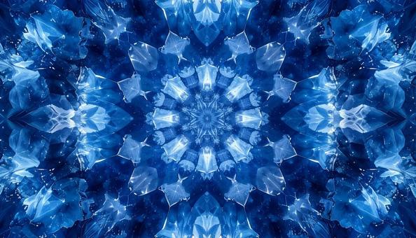 氷の花模様 万華鏡アート 氷の花模様 万華鏡アートの写真