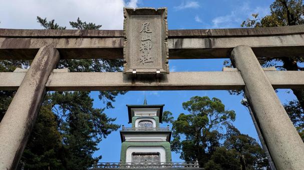 金沢の尾山神社の鳥居 金沢の尾山神社の鳥居 金沢,石川,北陸新幹線の写真素材