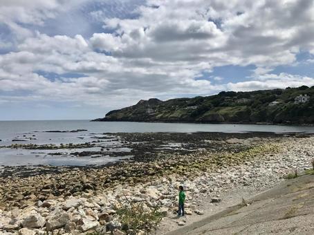 アイルランド、港町ホウスの海 アイルランド、港町ホウスの海 ヨーロッパ,アイルランド,ホースの写真素材
