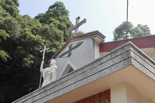 Photo, nagasaki prefecture, prison constriction martyrdom memorial basilica, hisaka island, 