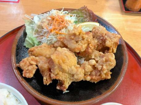 唐揚げ 唐揚げ,揚げ物,ランチの写真素材