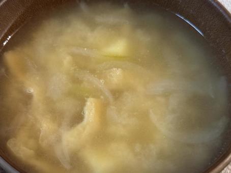 Photo, miso soup, delicious, lunch, 