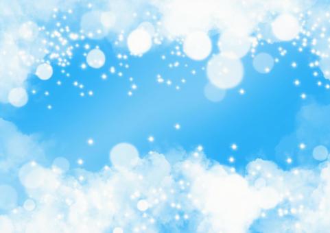Fluffy clouds and glittering sky background, JPG Fluffy clouds and glittering sky background, JPG