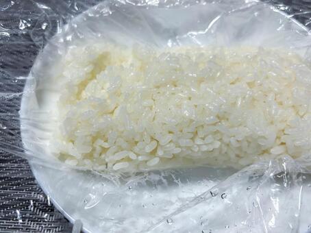 レンチンごはん 白米,レンチン,ごはんの写真素材